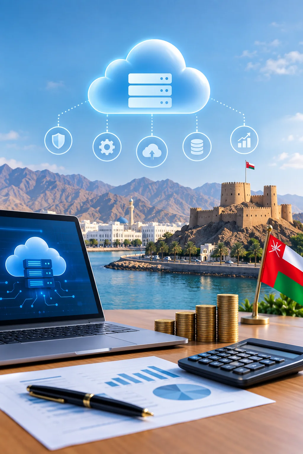 cost of a cloud solution in Oman